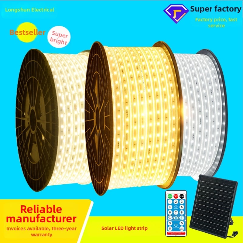 Vonkajšia LED páska 24V, 120 LED (2835 Sanan), 6W, vodotesná