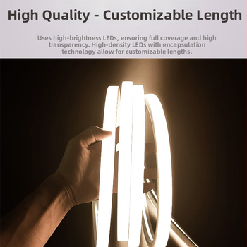 Pružný silikónový neon LED pásik, 24V, 12W, 120 LED, vodotesný