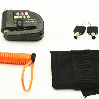 Alarmový zámok na bicykel s alarmom pre bicykle, elektrické bicykle a motocykle (Materiál: Oceľ; Značka: YUUISD; Spracovanie na objednávku: Áno; Licencovaný súkromný štítok: Áno; Unisex)