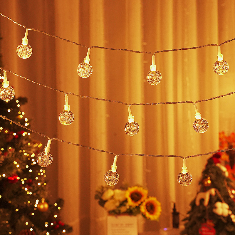 Solárny LED svetelný reťaz s balónikovými lampiónmi pre vonkajšiu záhradu, IP65, ovládanie diaľkovým alebo tlačidlom, model GS-256