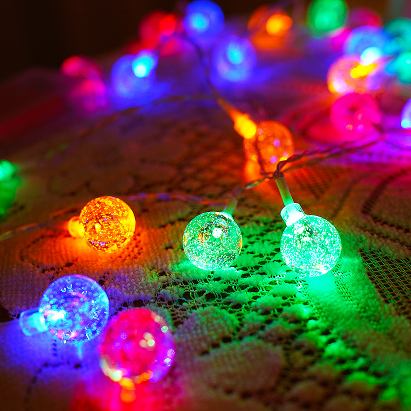 Solárny LED svetelný reťaz s balónikovými lampiónmi pre vonkajšiu záhradu, IP65, ovládanie diaľkovým alebo tlačidlom, model GS-256