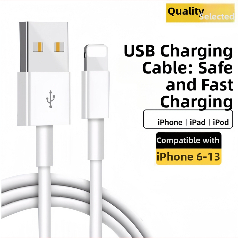 Καλώδιο φόρτισης με Lightning και Micro USB διεπαφές, μήκος 1–2 μ., υλικό TPE, αυτόματη απενεργοποίηση, μέγιστη ισχύς 12 W.
