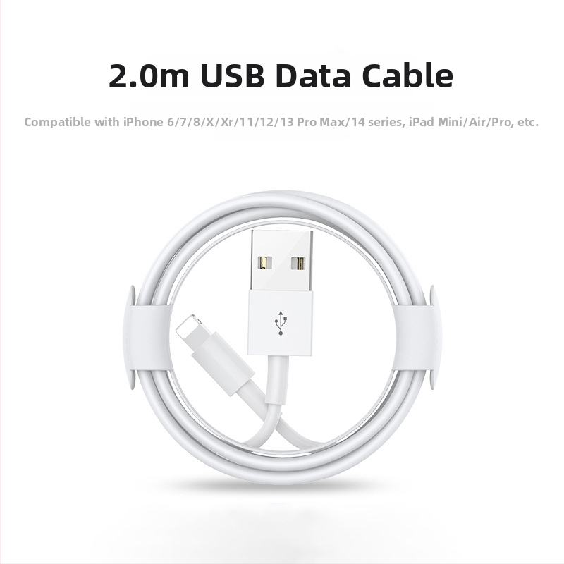 Krovimo laidas su Lightning ir Micro USB sąsajomis, ilgis 1–2 m, TPE medžiaga, automatinis išjungimas, maksimali galia 12 W.