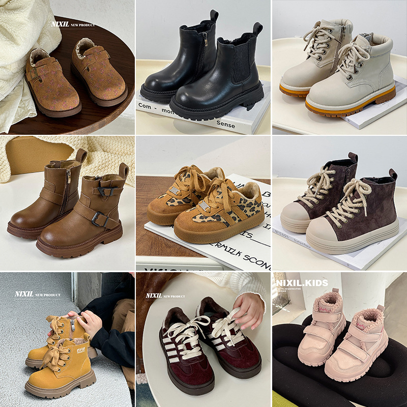 Deti každodenné tenisky, športové topánky a Martin topánky – unisex, vrchná časť z mikrovlákna, podrážka z kože, pre vek 4–16 rokov