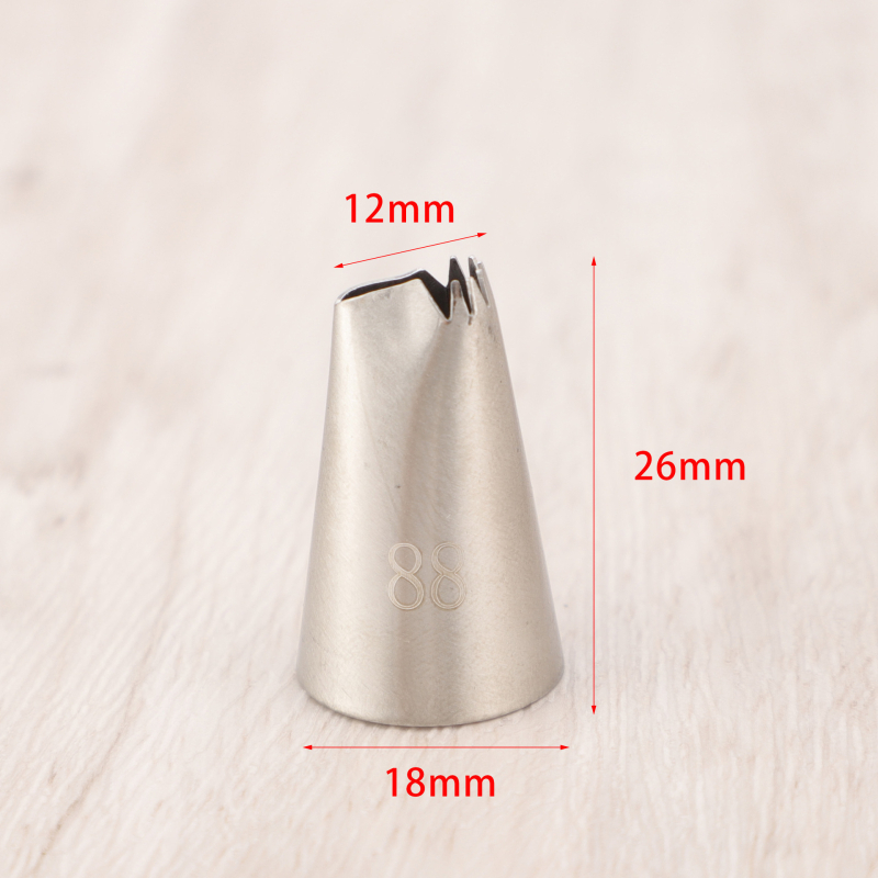 JR zdobiaca tryska na torty, 304 nerezová oceľ, dekoratívny nástroj s vintage štýlom