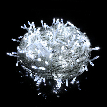 LED svetelný reťaz pre omotávanie stromu, 24V nízke napätie, vonkajšia IP65 vodotesná, 3W zdroj, model YS-056-1, ovládanie tlačidlom, prispôsobiteľný