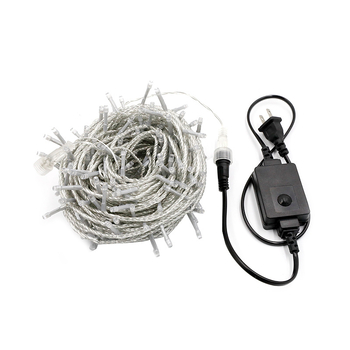 LED svetelný reťaz pre omotávanie stromu, 24V nízke napätie, vonkajšia IP65 vodotesná, 3W zdroj, model YS-056-1, ovládanie tlačidlom, prispôsobiteľný