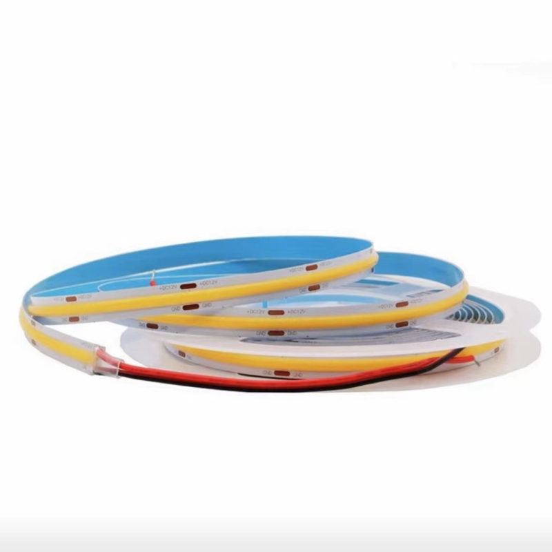 COB LED trak s auto-ljepljivom podlogom za ormariće, ugrađen u aluminijski kanal, 24V niskonaponsko unutarnje osvjetljenje stropa