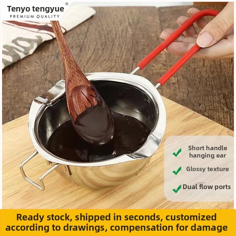 Nerezový hrniec na topenie čokolády s vodným kúpeľom, západný štýl • Značka: Kexiang • Kategória: Hrniec • Uvedenie na trh: 2024 • Hmotnosť: 155 g