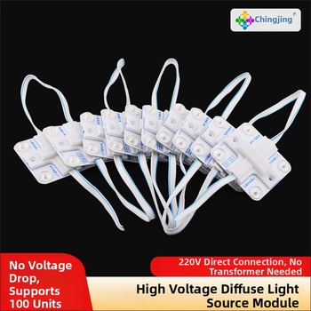 LED modul pre reklamný svetelný panel s 4×3030 LED, 220V, 4W, uhol lúča 175°