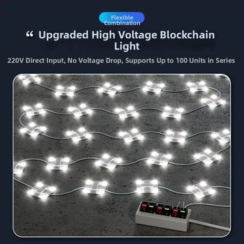 LED modul pre reklamný svetelný panel s 4×3030 LED, 220V, 4W, uhol lúča 175°