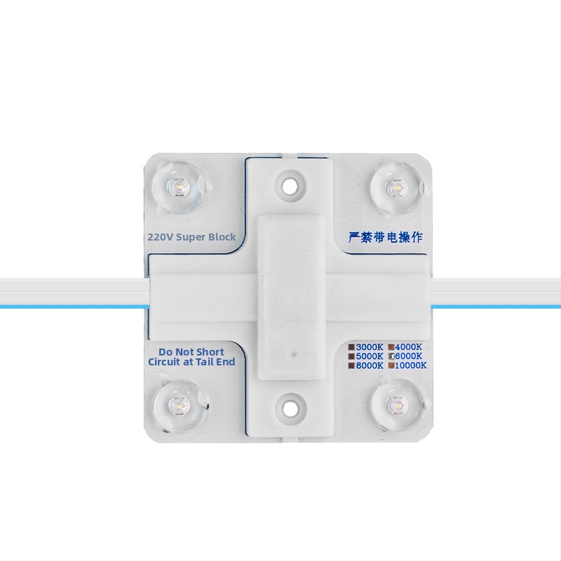 LED modul pre reklamný svetelný panel s 4×3030 LED, 220V, 4W, uhol lúča 175°
