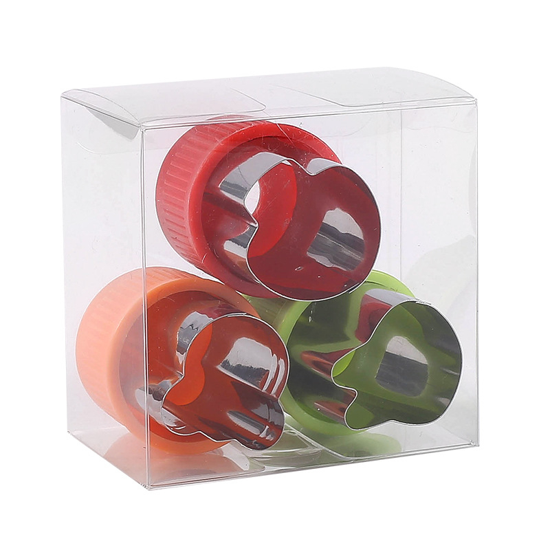 Nerezová oceľ, 3-dielna súprava foriem na sušienky s tvarmi zvierat pre domáce pečenie