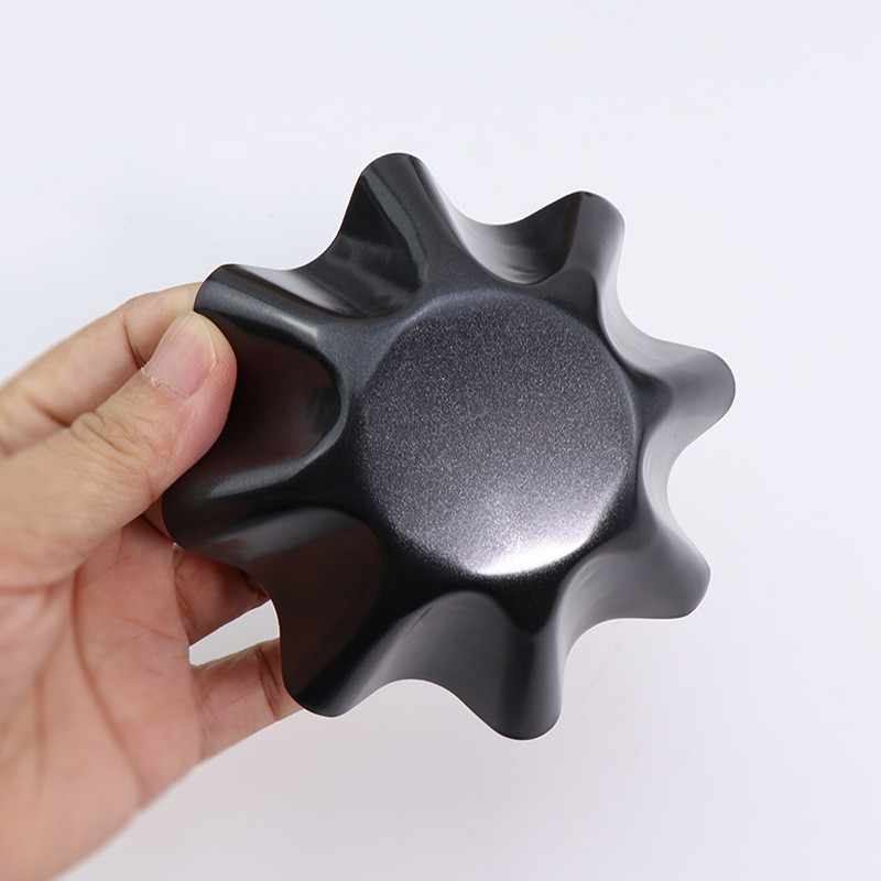 Forma na pečenie s tvarom kvetu z karbónovej ocele s protiprilepením, vhodná na vajíčkové tartové koláčiky, koláče, tortilly a ovocné koláče