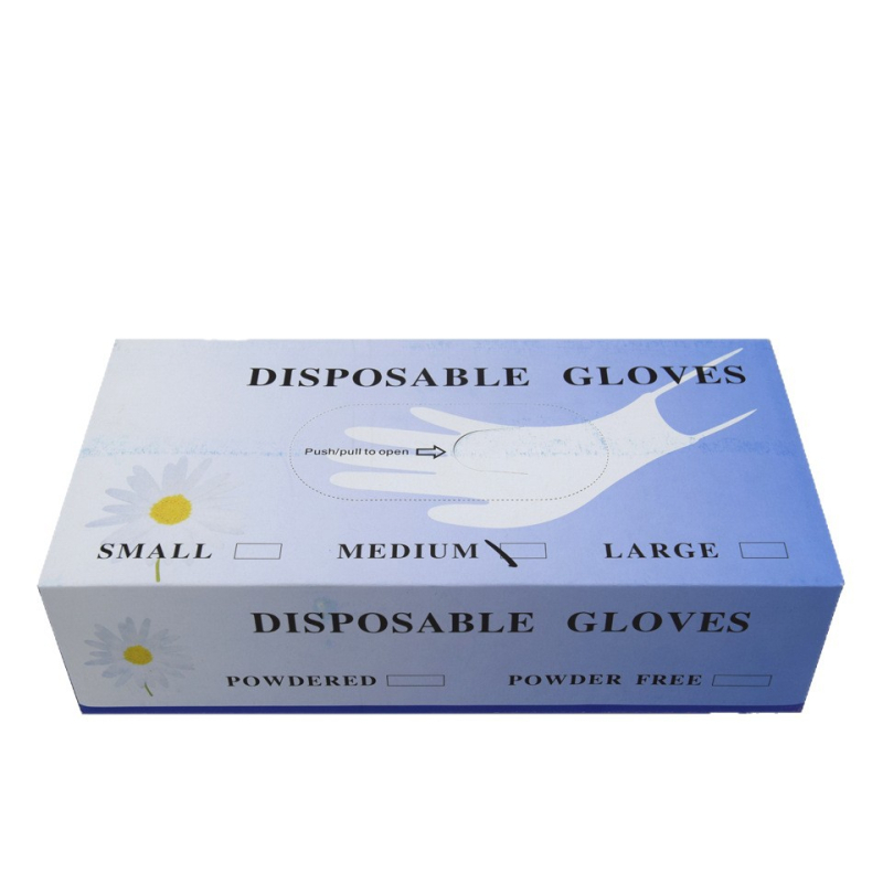 Jednorázové priehľadné PVC rukavice pre kozmetické salóny, vhodné na masáž a masáž chrbta