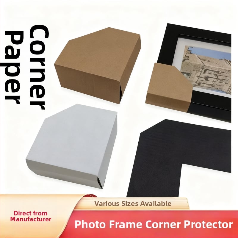 L-tvarovaný rohový ochranný z Kraft papiera – Jednodielny, Frame Creator