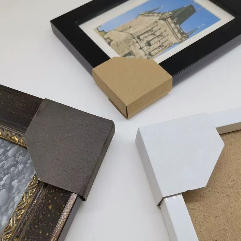 L-tvarovaný rohový ochranný z Kraft papiera – Jednodielny, Frame Creator