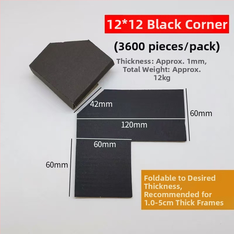 L-tvarovaný rohový ochranný z Kraft papiera – Jednodielny, Frame Creator