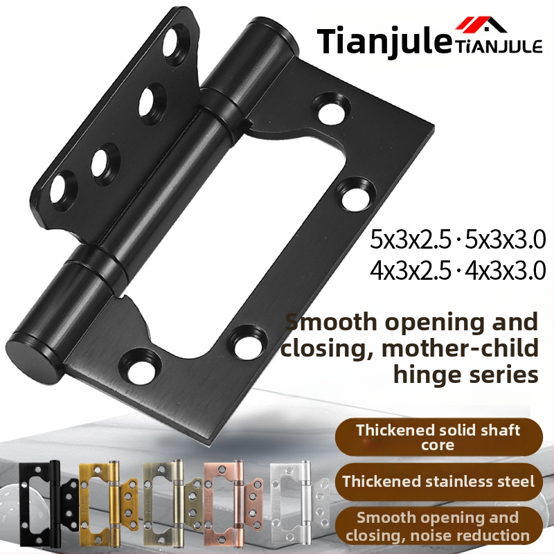 Nerezový ložiskový pánt na vnútorné drevené dvere, model Hinge, povrchová úprava: elektroplating a leštenie, značka TIANJULE