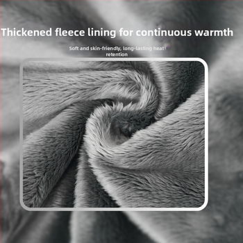 Maska na tvár na vonkajšiu jazdu na bicykli, dvojvrstvová s fleecovou podšívkou, polyester – vetruodolná, teplá, unisex