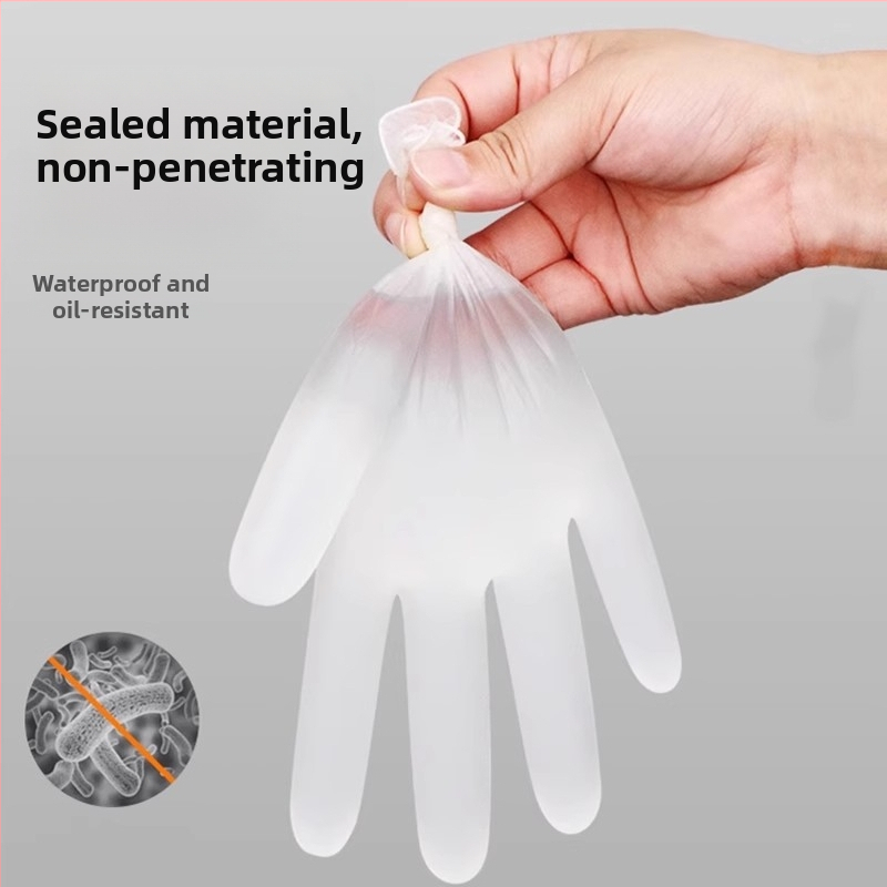 Jednorazové PVC rukavice pre kozmetický salón - vodotesné, vhodné pre masáže a tetovanie, na domáce aj profesionálne použitie