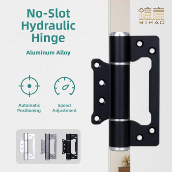 Obyčajný H-tvarovaný pánt na dvere, hliníková zliatina, povrchová úprava plastovým nástrekom, model Yyhe~zm, Haohao