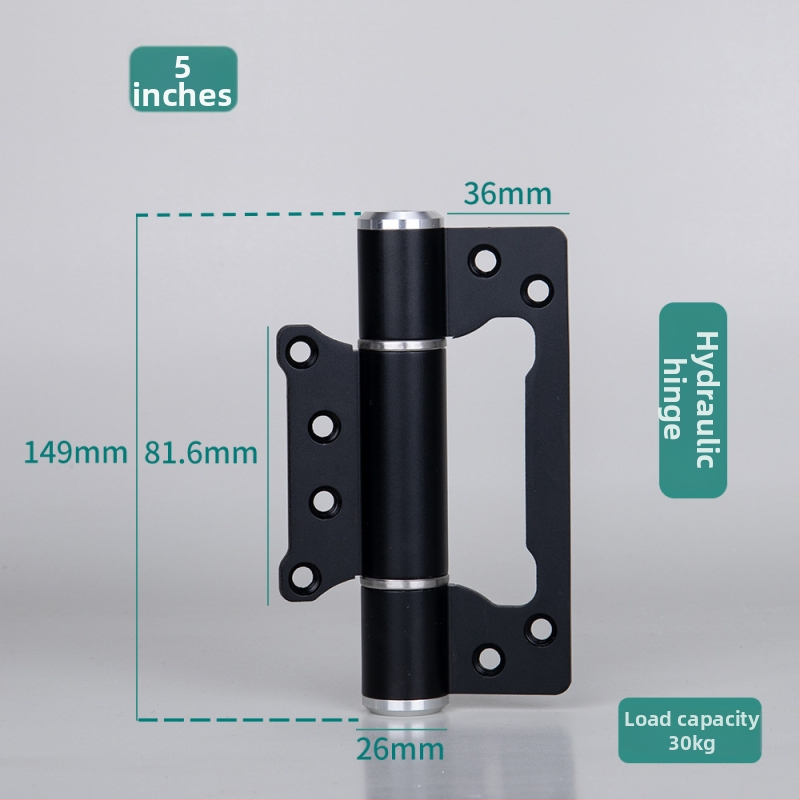 Obyčajný H-tvarovaný pánt na dvere, hliníková zliatina, povrchová úprava plastovým nástrekom, model Yyhe~zm, Haohao
