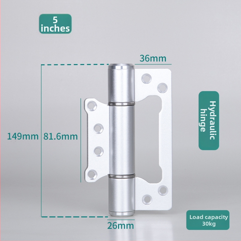 Obyčajný H-tvarovaný pánt na dvere, hliníková zliatina, povrchová úprava plastovým nástrekom, model Yyhe~zm, Haohao