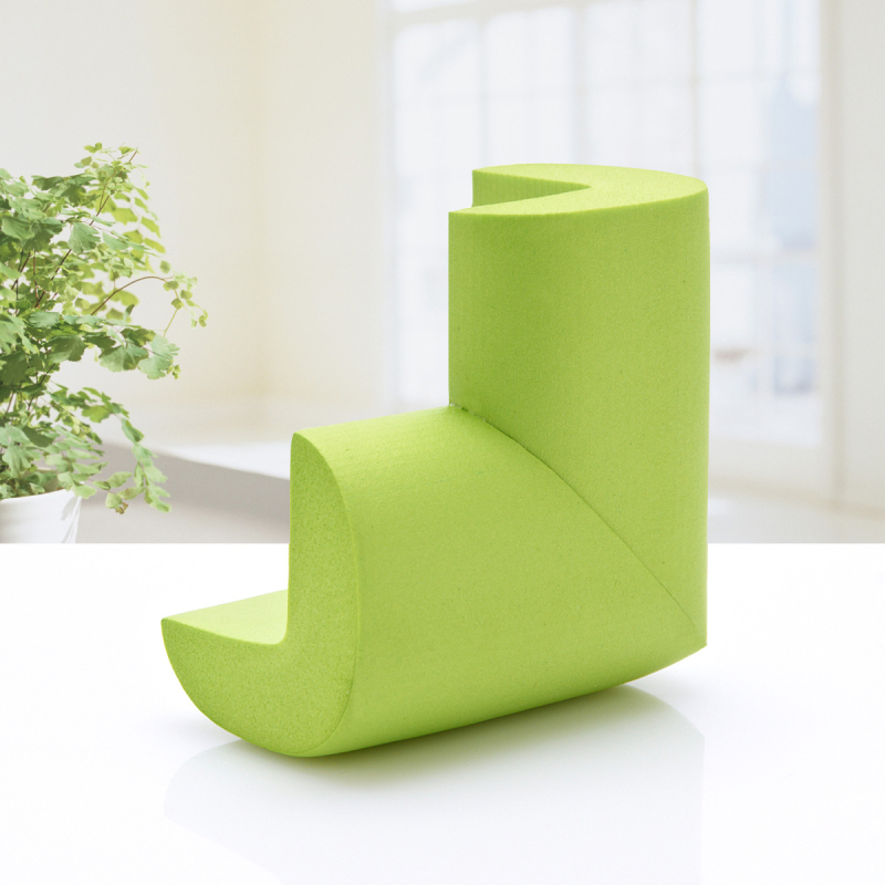 Father Shield penové rohové ochrany bezlepidla pre detské stoly a postele, pravouhlý tvar, balenie 100 kusov