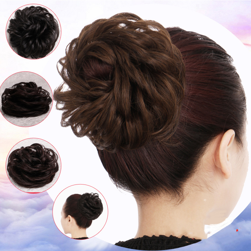 Parochňa s copom a kvetinovým čelenkom, hodvábne vlasy, mechanické spracovanie, nejde farbiť, pre ženy