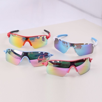 Detské jazdecké okuliare, unisex, rám zo živice, vetruodolné