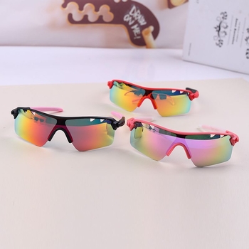 Detské jazdecké okuliare, unisex, rám zo živice, vetruodolné