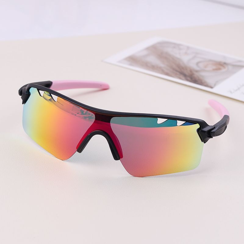 Detské jazdecké okuliare, unisex, rám zo živice, vetruodolné