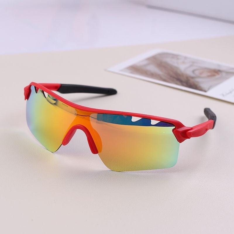 Detské jazdecké okuliare, unisex, rám zo živice, vetruodolné