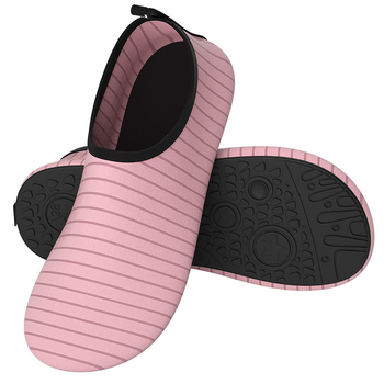Παπούτσια εσωτερικού fitness – μαλακή σόλα, ελαφριά, αντιολισθητικά, ριγέ σχέδιο, κατάλληλα για χορό και γυμναστική στο σπίτι (Σόλα: φυσικός καουτσούκ; Άνω: βαμβάκι; Εσωτερικό: βαμβάκι; Ύψος αστραγάλης: χαμηλό)