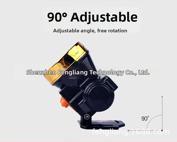LED čelovka, 10W, 1800mAh, ručné nabíjanie, dosah 200–500 m