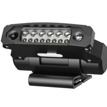 LED челна лампа с клип за шапка за нощен риболов, 10W, вградена презареждаема батерия, обхват 100-200 м