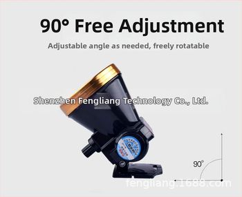 LED čelovka na rybolov, 25W, 3200mAh, nabíjateľná, dosah 200-500 m