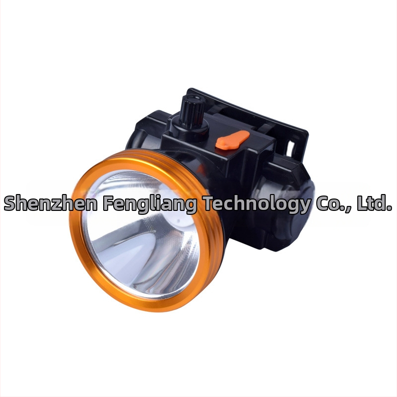 LED čelovka na rybolov, 25W, 3200mAh, nabíjateľná, dosah 200-500 m