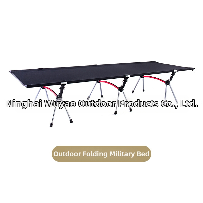 Starry vonkajšia zložiteľná kempingová posteľ s hliníkovým rámom, 2,8 kg, nosnosť 150 kg, povrch z 1000D plaid tkaniny