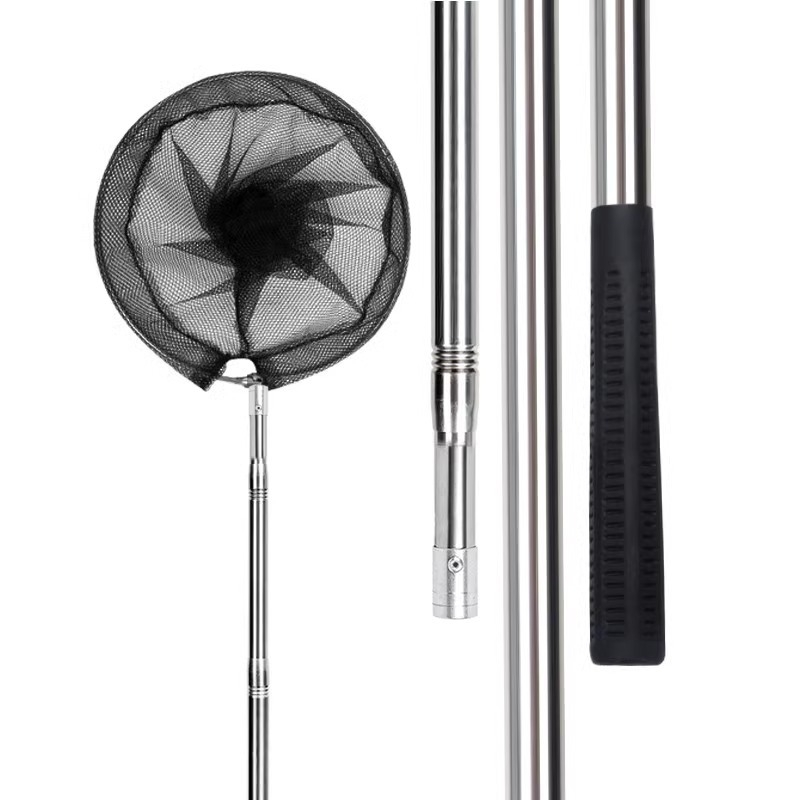 Sada teleskopickej siete z nehrdzavejúcej ocele, ultra tvrdá, s hlavou siete DSHAJDI02