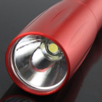 LED baterijska svjetiljka od aluminijske legure, 1W, 500mAh, 360° rotacija, ručni pogon