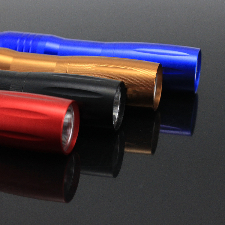 LED baterijska svjetiljka od aluminijske legure, 1W, 500mAh, 360° rotacija, ručni pogon