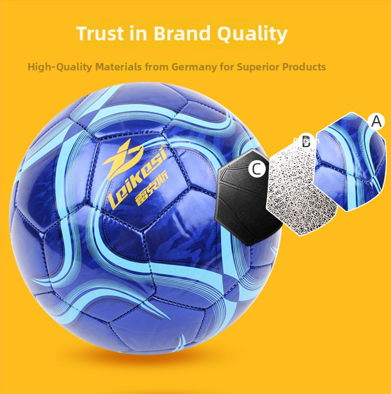 Rex PVC futbalová lopta, šitá na stroji, s potlačou loga, možnosť prispôsobenia