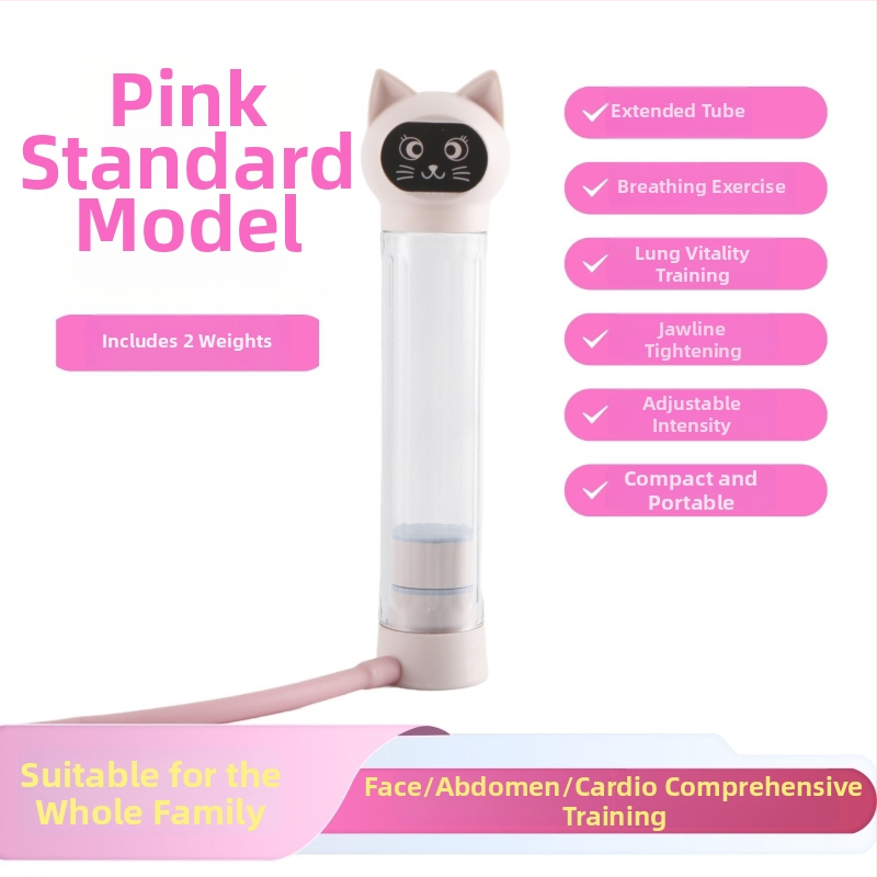 Nuopusi nastaviteľná dýchacia činka pre domáce fitness, ABS konštrukcia, model 025A, tréner na brucho a kapacitu pľúc