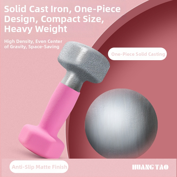 Royal Peach činka, EVA materiál, hexagonálny tvar, 1-5 kg, domáce cvičenie