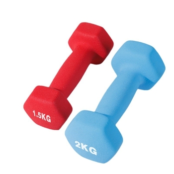 Royal Peach činka, EVA materiál, hexagonálny tvar, 1-5 kg, domáce cvičenie