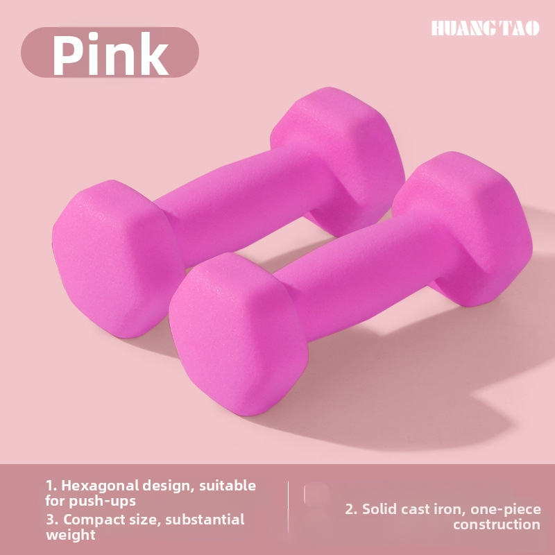 Royal Peach činka, EVA materiál, hexagonálny tvar, 1-5 kg, domáce cvičenie