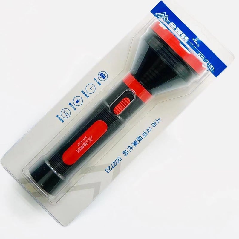 Jinwright LED svjetlo s dva načina, ponovno punjivo, ABS plast, ručno, 5W, 1600mAh, domet 100–200 m, uključeno punjač
