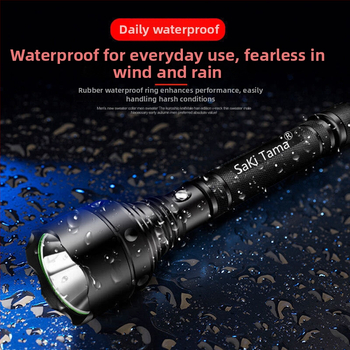 Ručná LED baterka – nabíjateľná, ultra jasná s dlhým dosahom, odolná voči výbuchom, 3-ročná záruka